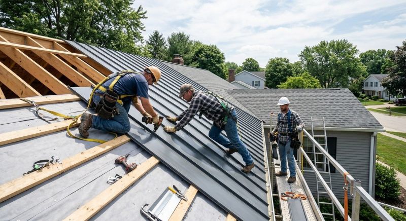 Aluminum Roof Installation in Flushing, NY