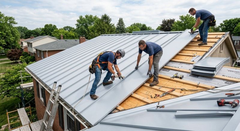 Aluminum Roof Installation in Lincoln Park, NJ