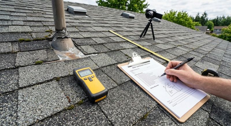 Asphalt Roof Inspection in Hempstead, NY