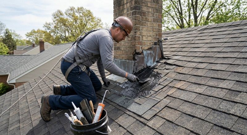 Asphalt Roof Leak Repair in Elmont, NY