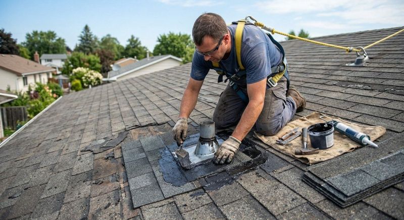 Asphalt Roof Leak Repair in Great Neck, NY