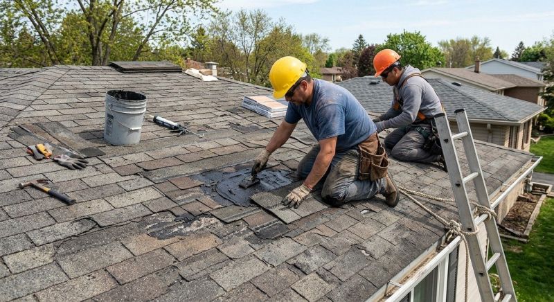 Asphalt Roof Repair in Bergen County, NJ