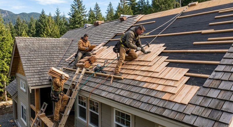 Cedar Roof Installation in Elmont, NY