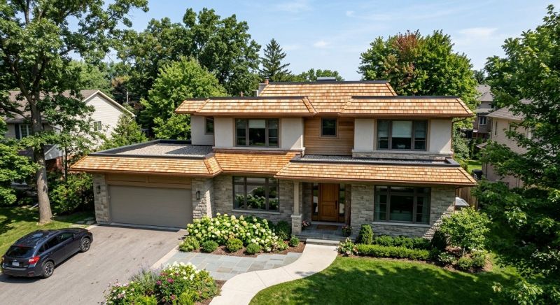 Cedar Shake Roof Construction in Bayside, NY