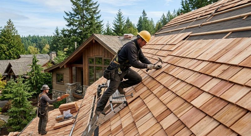 Cedar Shake Roof Construction in Bergenfield, NJ