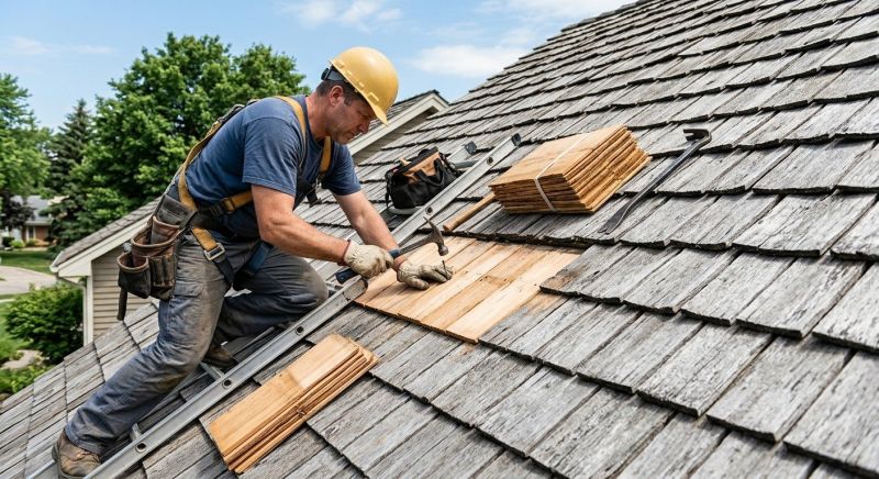 Cedar Shake Roof Repair in Montclair, NJ