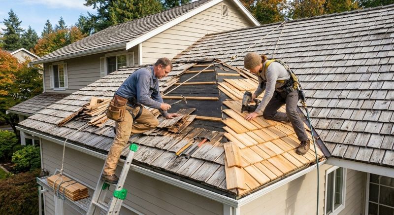 Cedar Shingles Repair in Ardsley, NY