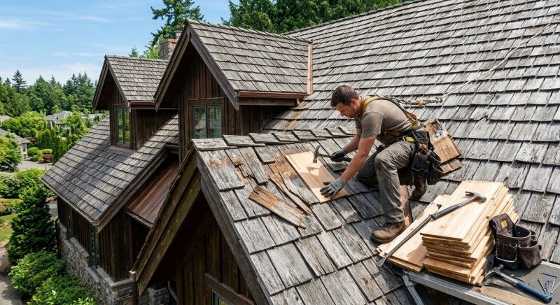 Cedar Shingles Repair in Ardsley, NY