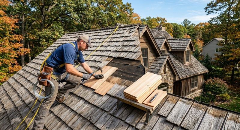 Cedar Shingles Repair in Paterson, NJ