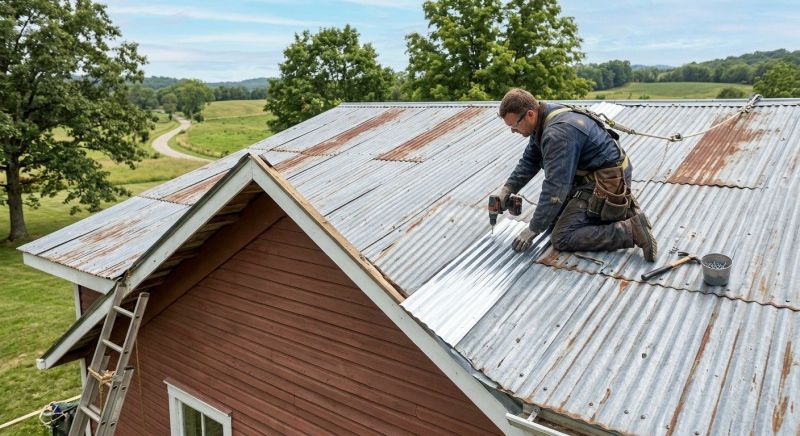 Corrugated Roof Repair in Long Island City, NY