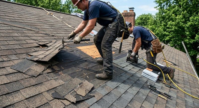 Damaged Roof Repair in Jersey City, NJ