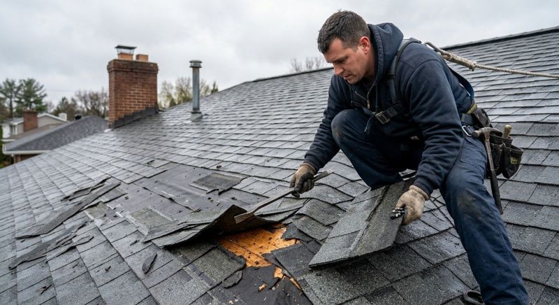 Damaged Roof Replacement in Glen Head, NY