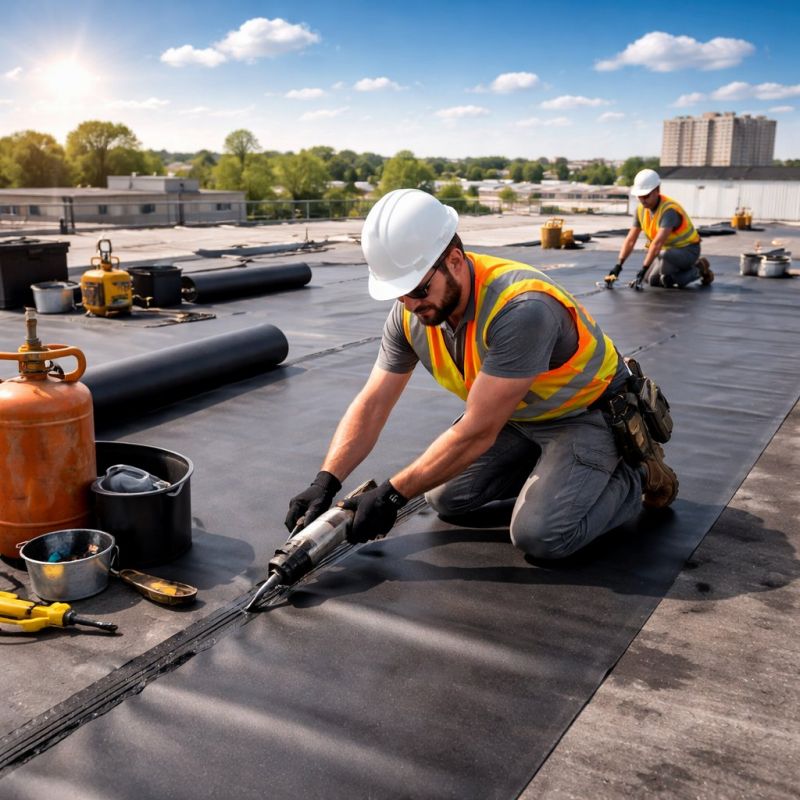 Epdm Roof Installation in Hempstead, NY