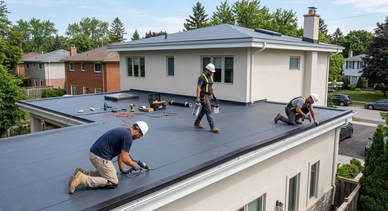 Flat Roof Installation in Saddle Brook, NJ