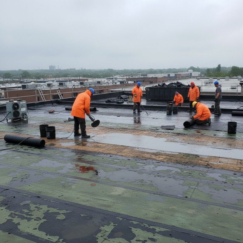 Flat Roof Repair in Middle Village, NY