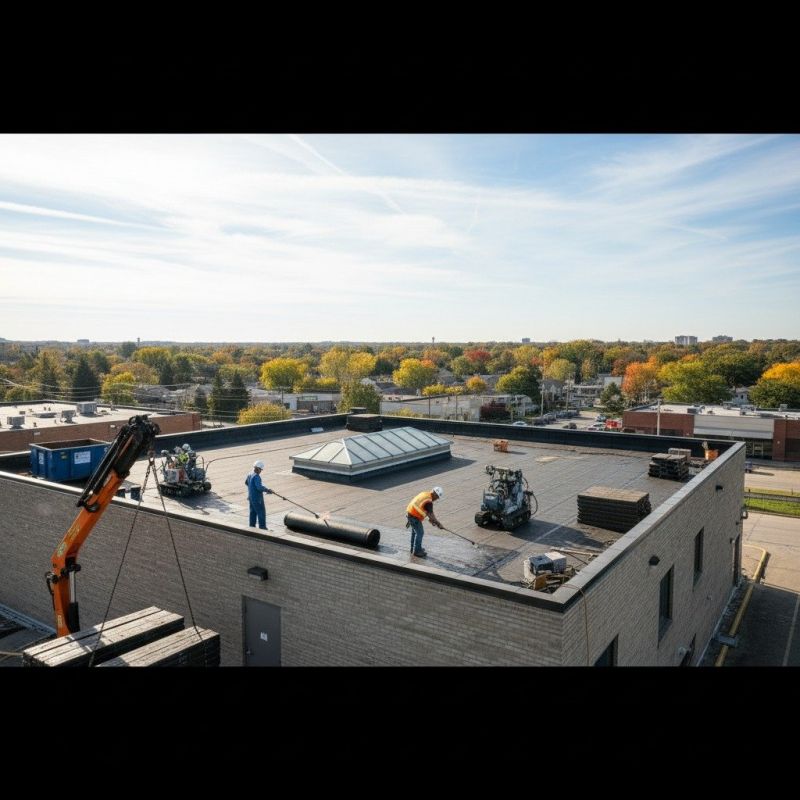 Flat Roof Replacement in Bayside, NY