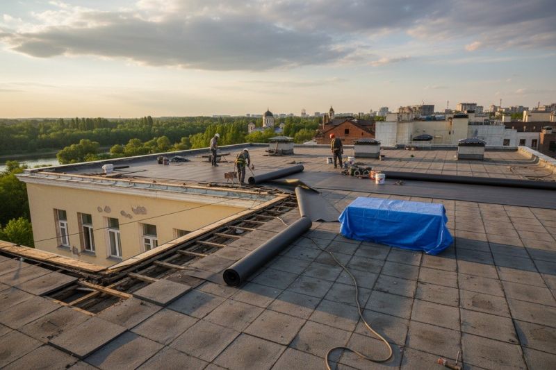 Flat Roof Replacement in Bayside, NY