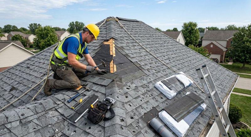 Hail Damage Roof Repair in Long Island City, NY