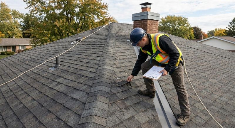 Roof Damage Inspection in Passaic, NJ