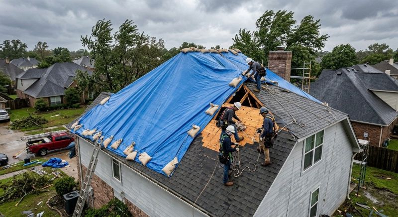 Roof Damage Restoration in Maspeth, NY