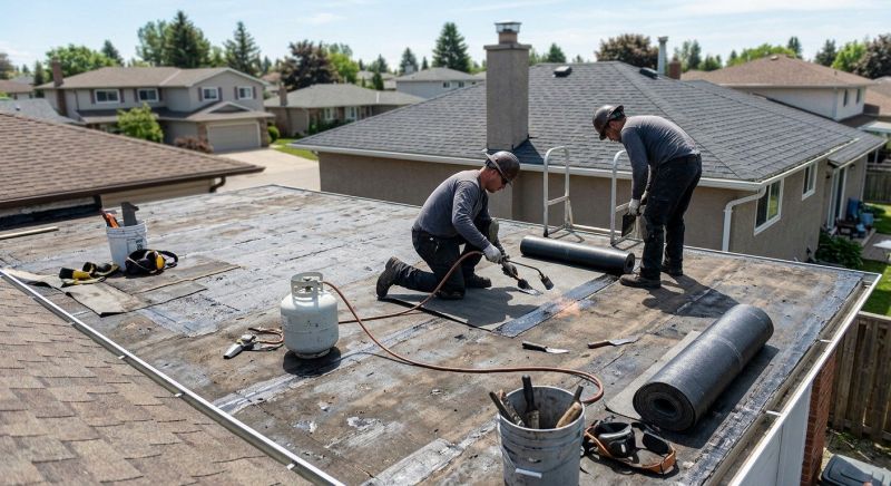 Rubber Roof Repair in Glen Rock, NJ