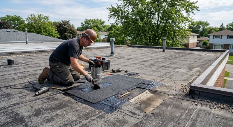 Rubber Roof Repair in Ho Ho Kus, NJ