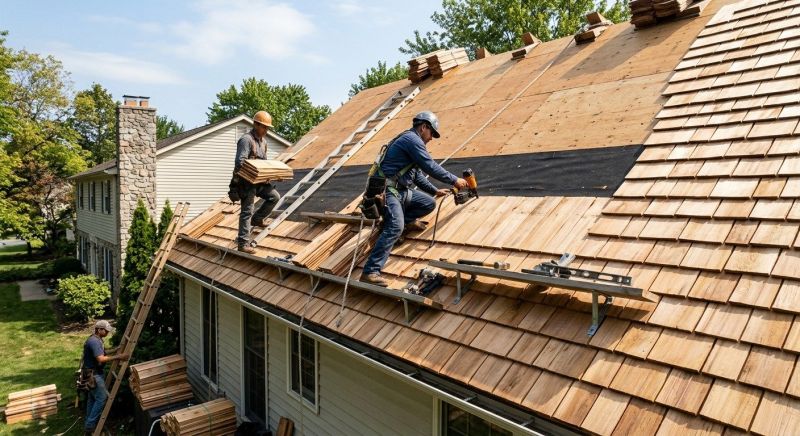 Shake Roof Replacement in Manhasset, NY