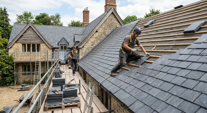 Slate Roof Installation in Hoboken, NJ