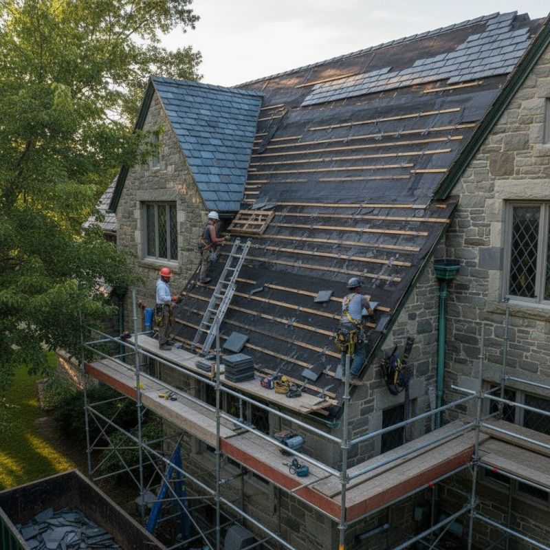 Slate Roof Replacement in Bellmore, NY
