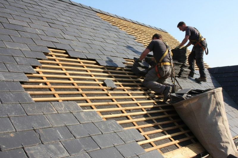 Slate Roof Replacement in Old Greenwich, CT