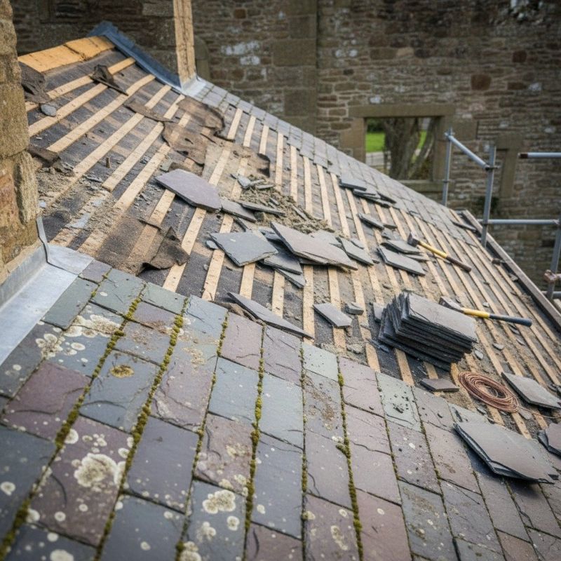 Slate Roof Replacement in Passaic, NJ
