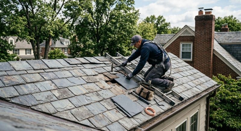 Slate Shingles Repair in Briarcliff Manor, NY