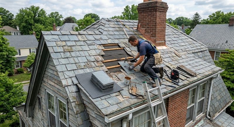 Slate Shingles Repair in Far Rockaway, NY