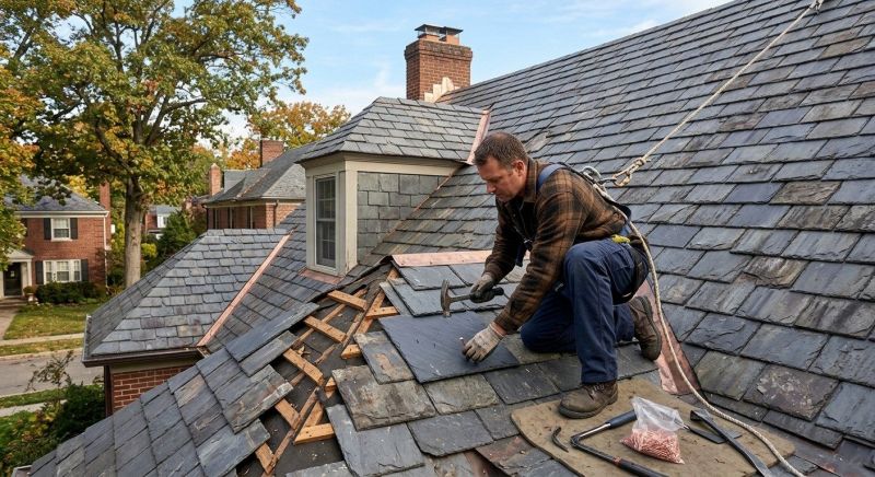 Slate Shingles Repair in Manhasset, NY