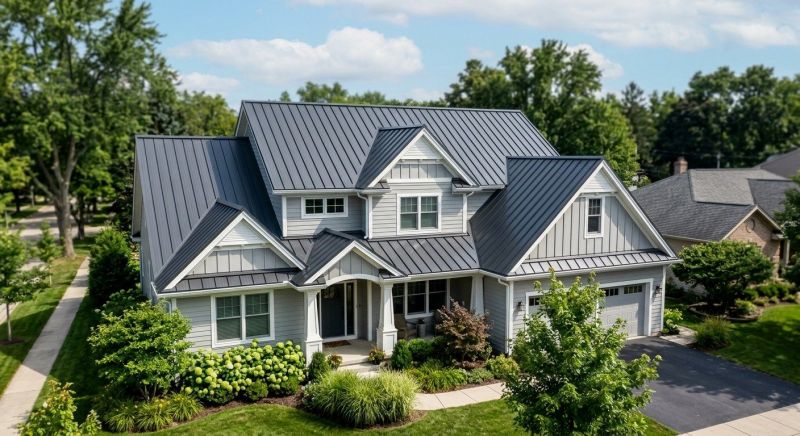 Steel Roof Replacement in Baldwin, NY