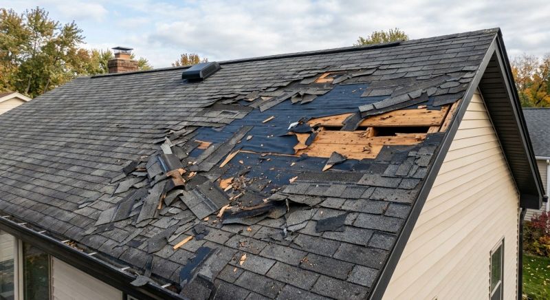 Storm Damage Roof Repair in Garden City, NY