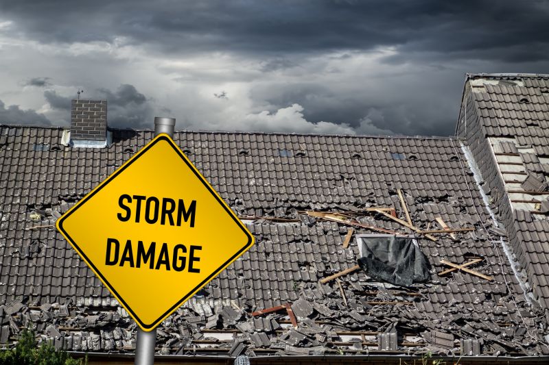 Storm Damage Roof Repair in Irvington, NY
