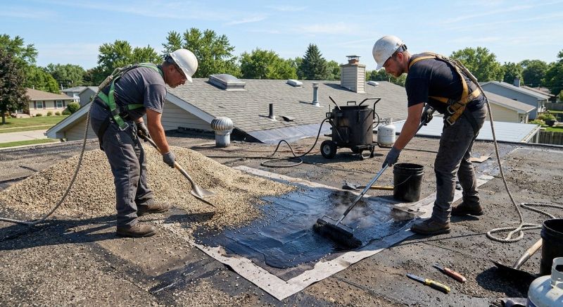 Tar And Gravel Roof Repair in Clifton, NJ