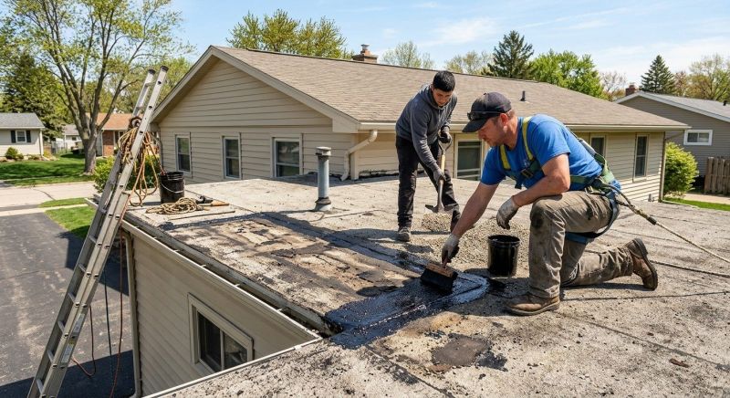 Tar And Gravel Roof Repair in Garden City, NY