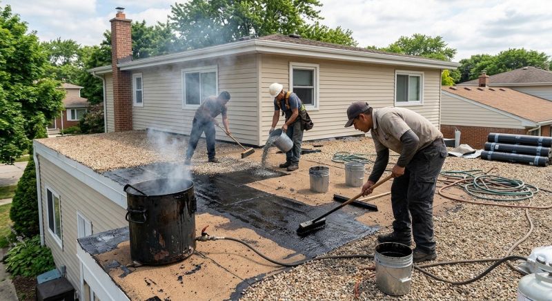 Tar And Gravel Roof Repair in Hewlett, NY