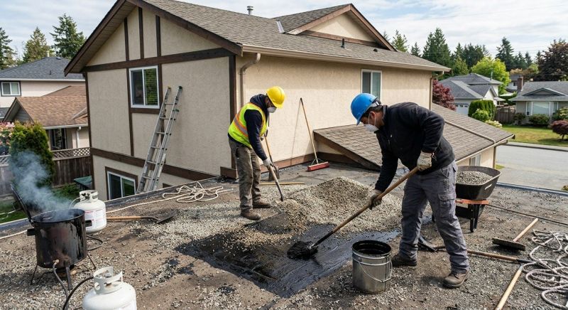 Tar And Gravel Roof Repair in Hudson County, NJ