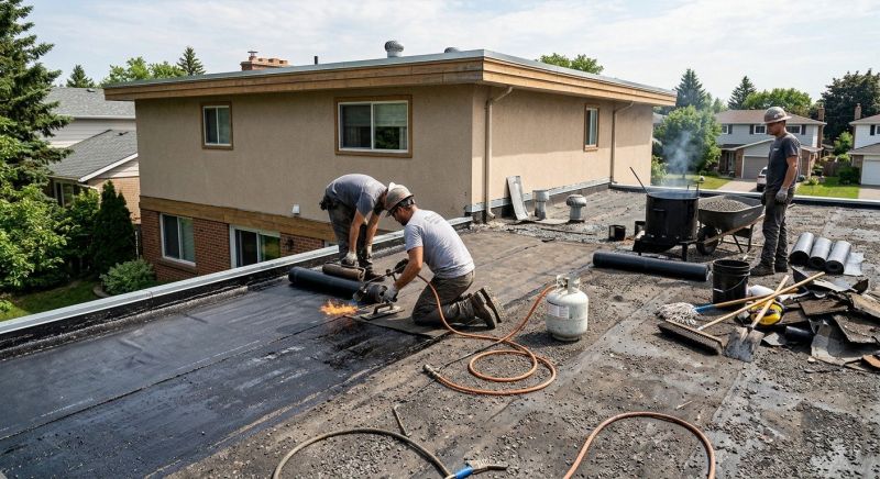Tar Roof Repair in Irvington, NY