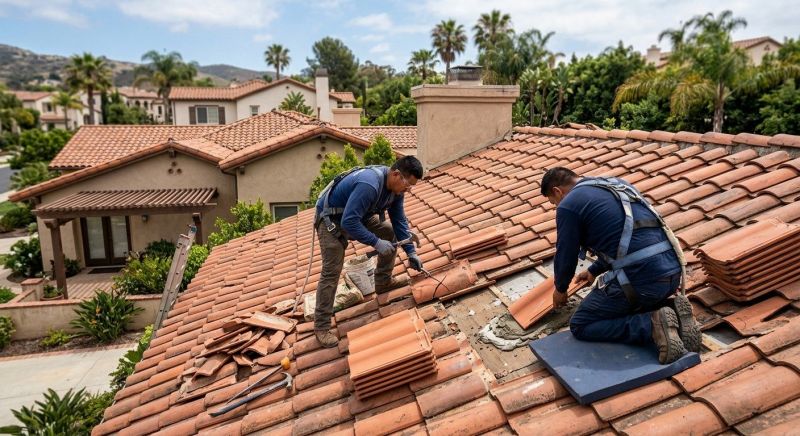 Tile Roof Repair in Bergenfield, NJ