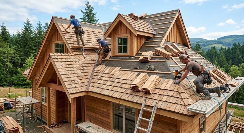 Wood Roofing Installation in Englewood, NJ