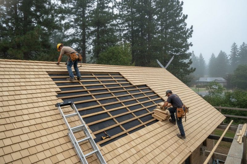 Wood Shake Roof Repair in Fort Lee, NJ