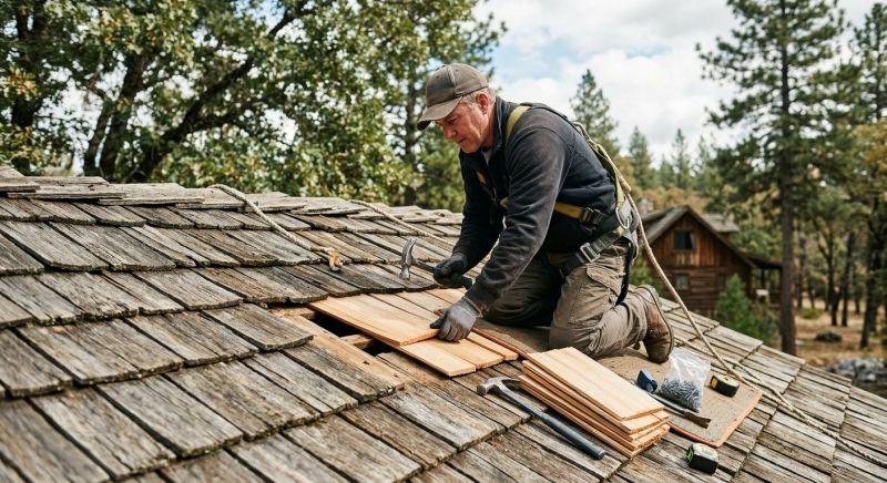 Wood Shake Roof Repair in Little Falls, NJ