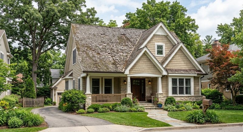 Wood Shake Roof Replacement in Garden City, NY