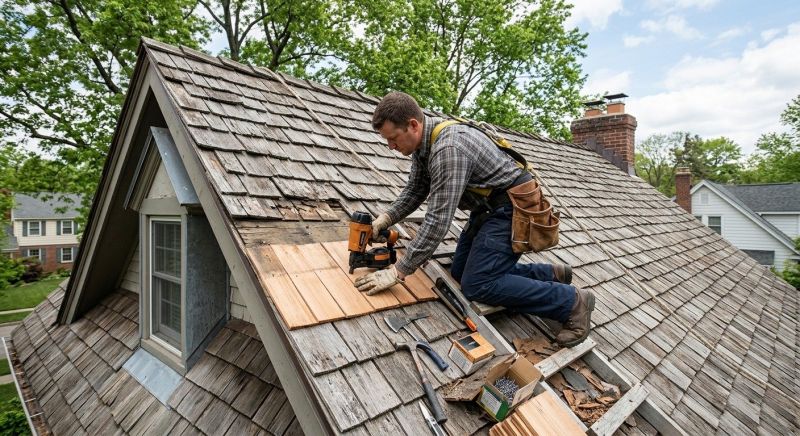 Wood Shingles Repair in Ardsley, NY