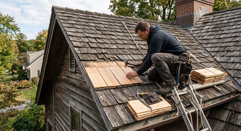 Wood Shingles Repair in Bayonne, NJ
