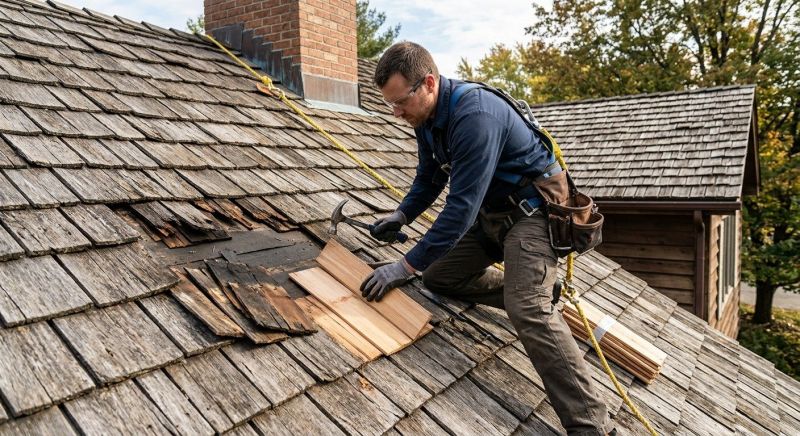 Wood Shingles Repair in Bayonne, NJ